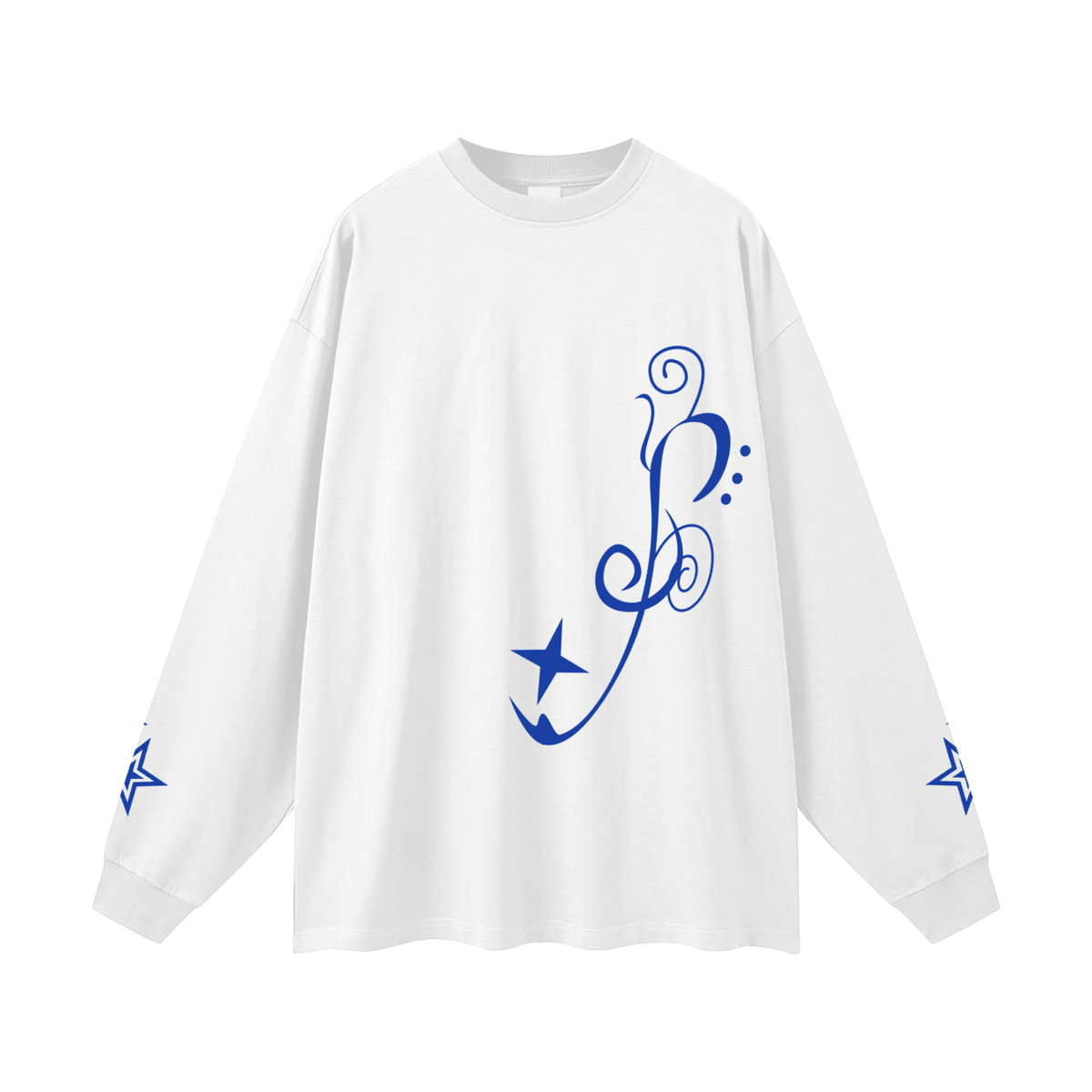 Oversized Unisex Blue Rose MIATA Long Sleeve T-Shirt
