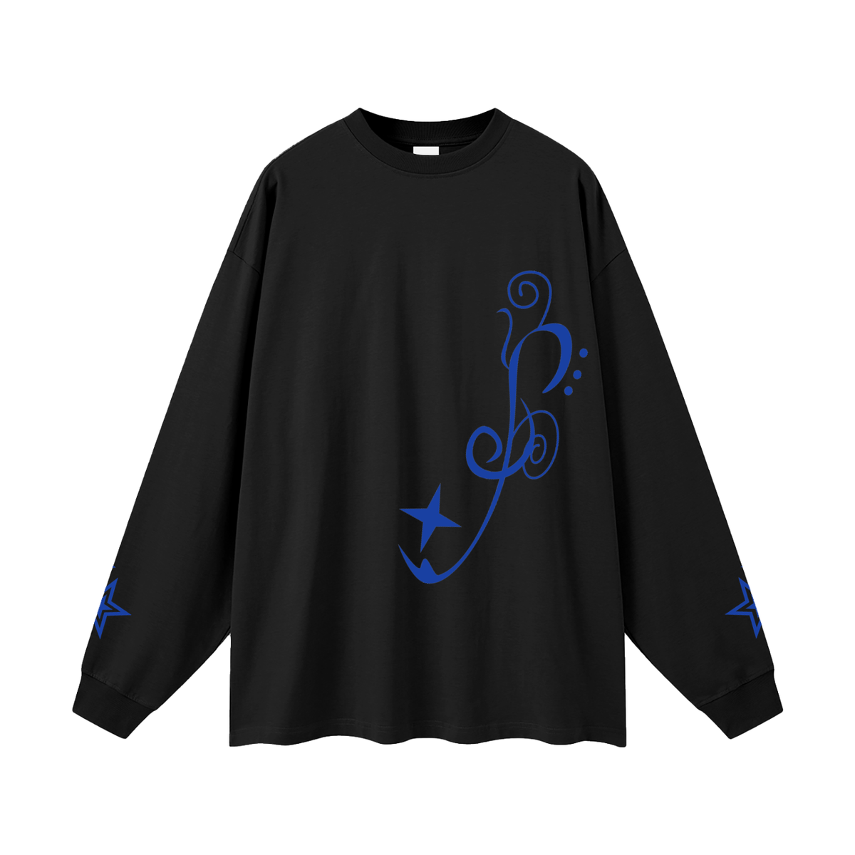 Oversized Unisex Blue Rose MIATA Long Sleeve T-Shirt